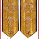 NEW US NAVY HARD Shoulder Boards ADMIRAL 5 Stars  Rank (CP MADE) High Quality
