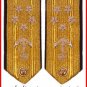 NEW US NAVY HARD Shoulder Boards ADMIRAL 5 Stars  Rank (CP MADE) High Quality