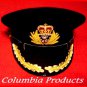 ROYAL NAVY OFFICERS BLACK HAT CAP CAPTAIN NEW Sizes 57, 58, 59, 60, 61, 62