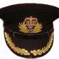 ROYAL NAVY OFFICERS BLACK HAT CAP CAPTAIN NEW Sizes 57, 58, 59, 60, 61, 62