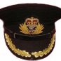 ROYAL NAVY OFFICERS BLACK HAT CAP CAPTAIN NEW Sizes 57, 58, 59, 60, 61, 62