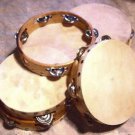 TEN (10) Church TAMBOURINES Size 8" CP Brand New Single Row Jingles Goat Head