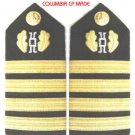 NEW US NAVY HARD Shoulder Boards CAPTAIN Judge Advocate Branch - CP MADE