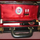 SCOTTISH BAGPIPE CHANTER ROSEWOOD BLACK - HI QUALITY WITH HARD Carry Case