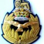 ROYAL AIR FORCE HAT CAP COMMODORE Bullion Badge KING CROWN - FREE SHIP IN USA