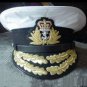 ROYAL NAVY ADMIRAL OFFICER WHITE HAT CAP NEW Size 57, 58, 59, 60, 61, 62 Sizes