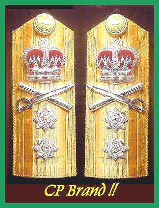 NEW UK NAVY HARD SHOULDER BOARDS 2 STARS REAR ADMIRAL RANK - HI QUALITY CP MADE
