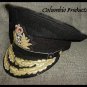 ROYAL NAVY ADMIRAL OFFICER BLACK HAT CAP NEW Size 57, 58, 59, 60, 61, 62 Sizes