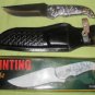 CP Brand New Stainless Blade & Handle Hunting Knife With Leather Sheath CP-1024