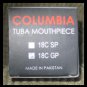 TUBA MOUTH PIECE GOLD COLUMBIA Brand 18 GP FREE SHIP - Excellent Quality & Fit