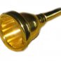 TUBA MOUTH PIECE GOLD COLUMBIA Brand 18 GP FREE SHIP - Excellent Quality & Fit