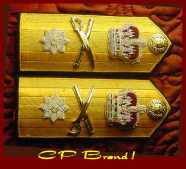 NEW UK ROYAL NAVY Hard Shoulder Board REAR ADMIRAL Rank - HI QUALITY - CP MADE