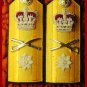 NEW UK ROYAL NAVY Hard Shoulder Board REAR ADMIRAL Rank - HI QUALITY - CP MADE