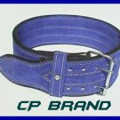 CP BRAND NEW POWER WEIGHT LIFTING BELTS BLUE HIGH QUALITY, ALL LEATHER FREE SHIP CP BRAND NEW POWER WEIGHT LIFTING BELTS BLUE HIGH QUALITY, ALL LEATHER FREE SHIP