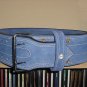 CP BRAND NEW POWER WEIGHT LIFTING BELTS BLUE HIGH QUALITY, ALL LEATHER FREE SHIP