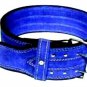 CP BRAND NEW POWER WEIGHT LIFTING BELTS BLUE HIGH QUALITY, ALL LEATHER FREE SHIP