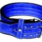 CP BRAND NEW POWER WEIGHT LIFTING BELTS BLUE HIGH QUALITY, ALL LEATHER FREE SHIP