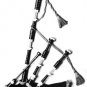 CP BRAND NEW IMPORTED FULL SIZE NATURAL ROSEWOOD BLACK BAGPIPES READY 2 PLAY SET