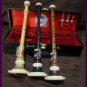 CP Brand New THREE (3) BOMBARD OBOE Flute Chanters With Hard Carry Boxes