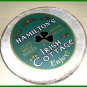 CP Brand New Bodhran Size 18" Hand Carved Natural Brown, Printed Name HAMILTON