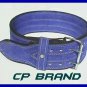 CP BRAND NEW POWER WEIGHT LIFTING BELTS BLUE OR BLACK HIGH QUALITY ALL LEATHER