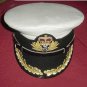 ROYAL NAVY OFFICERS HAT CAP CAPTAIN RANK WHITE NEW Size 57, 58, 59, 60, 61, 62