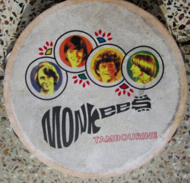 Monkees TAMBOURINES Size 8 Inch CP Brand New Single Row Jingles Calf Skin Heads