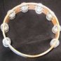 CP TAMBOURINES New Double Row Jingles HEADLESS 10" Size - CP MADE