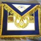 MASONIC REGALIA SET MASTER MASON APRON COLLAR CUFFS & GLOVES PAIR BLUE CP MADE MASONIC REGALIA SET MASTER MASON APRON COLLAR CUFFS & GLOVES PAIR BLUE CP MADE