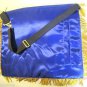 MASONIC REGALIA SET MASTER MASON APRON COLLAR CUFFS & GLOVES PAIR BLUE CP MADE