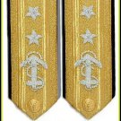 NEW US NAVY HARD Shoulder Boards REAR ADMIRAL 2 Stars - Hi Quality CP MADE NEW US NAVY HARD Shoulder Boards REAR ADMIRAL 2 Stars - Hi Quality CP MADE