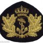 NETHERLANDS NAVY OFFICER HAT CAP BADGE NEW HAND EMBROIDERED CP MADE