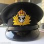 ROYAL UK NAVY OFFICERS HAT CAP BLACK NEW KING CROWN BADGE MOST SIZES HI QUALITY