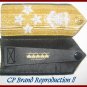 NEW US COAST GUARD Shoulder Boards ADMIRAL 4 Stars Pair - Hi Quality - CP MADE