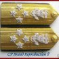 NEW US COAST GUARD Shoulder Boards ADMIRAL 4 Stars Pair - Hi Quality - CP MADE