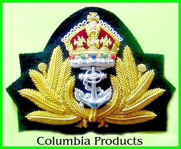 NEW UK ROYAL NAVY OFFICER HAT CAP CAPT.ADMIRAL Bullion Badge KING CROWN CP MADE