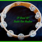 CP TAMBOURINES Double Row Jingles HEADLESS 10" Free SHIP USA - Quality Sound CP TAMBOURINES Double Row Jingles HEADLESS 10" Free SHIP USA - Quality Sound