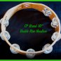 CP TAMBOURINES Double Row Jingles HEADLESS 10" Free SHIP USA - Quality Sound