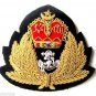 MALAYSIA NAVY OFFICER HAT CAP BADGE NEW HAND EMBROIDERED CP MADE