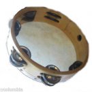 Church TAMBOURINES Size 8 Inch CP Brand New Double Row Jingles Goat Skin Haeds