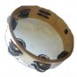 Church TAMBOURINES Size 8 Inch CP Brand New Double Row Jingles Goat Skin Haeds