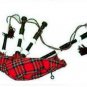 CP BRAND IMPORTED FULL SIZE NATURAL NEW ROSEWOOD BLACK BAGPIPE SET READY 2 PLAY