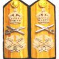 NEW UK ROYAL NAVY HARD Shoulder Boards FLEET ADMIRAL KING CROWN - CP MADE