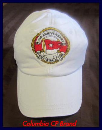 CP Brand TITANIC SHIP 100 ANNIVERSARY Baseball Cap WHITE - ONE SIZE FIT FOR ALL