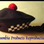 CP Brand New BALMORALS KILT HATS w/o Badge B/W Any SIZE - Hi Quality - CP MADE