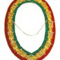 MASONIC REGALIA SHRINER NEW DRESS METAL CHAIN COLLAR TRI COLOR VELVET CP MADE