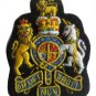 UK COAT OF ARM BADGES NEW SILK HAND EMBROIDERED CP MADE - EXCELLENT QUALITY