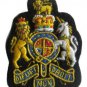 UK COAT OF ARM BADGES NEW SILK HAND EMBROIDERED CP MADE - EXCELLENT QUALITY