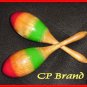 NEW WOODEN MARACAS PAIR SMALL SIZE CP BRAND 1st Quality - Best Sound