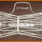New CP Brand Talking Drum 9 -1/2" Head 16" Tall Embossed With Two Beaters